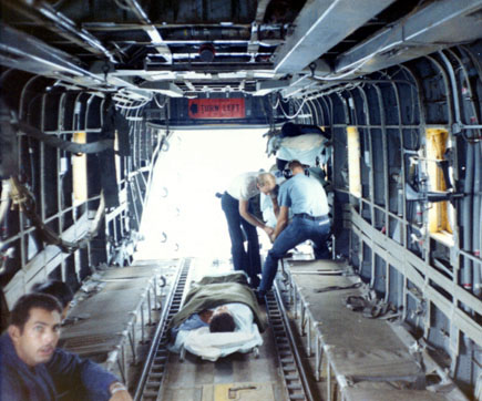 Medevacs are being Loaded into YH-12